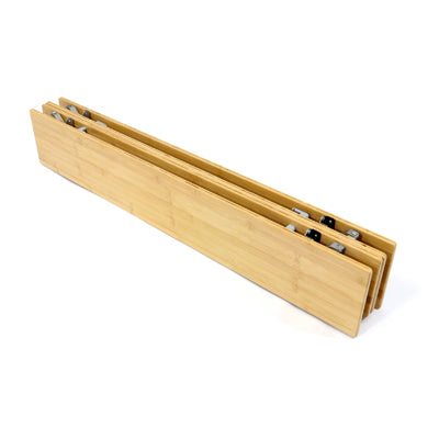 BasicNature Bamboo Αναδιπλώμενο Τραπέζι 100 x 65 cm