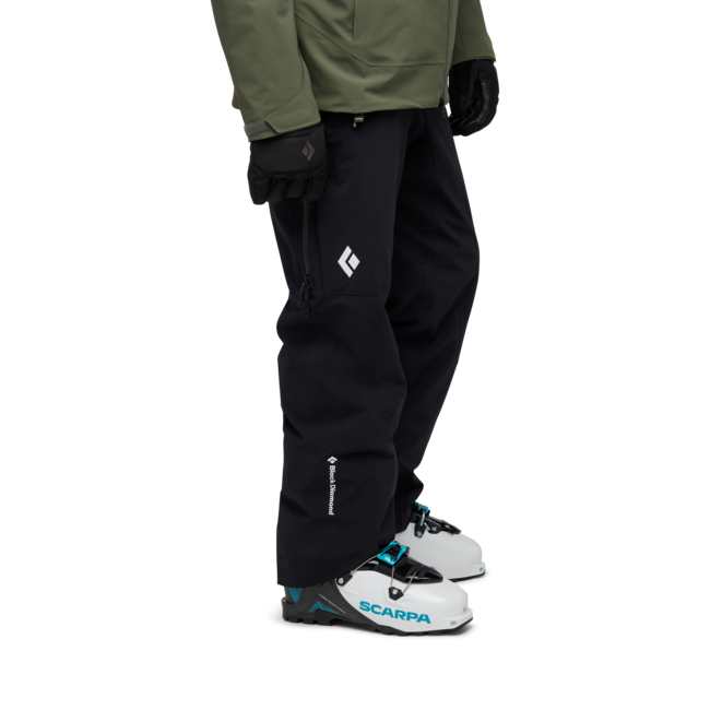 Black Diamond Recon Insulated παντελόνι ανδρικό, μαύρο