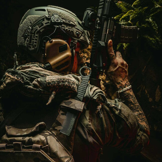 ANGRY BEARDS Χτένα Combat Comb για Γένια και Μούστακα