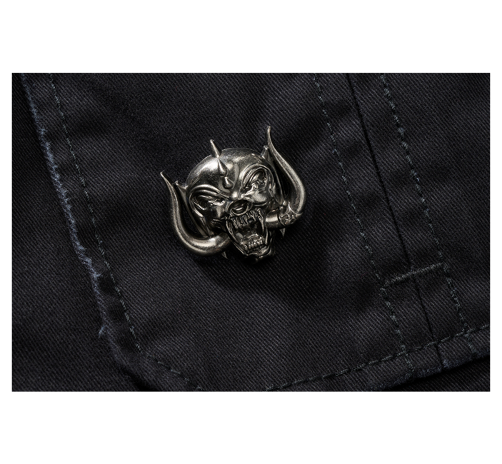 Brandit Motörhead Vintage Μακρυμάνικο Πουκάμισο, μαύρο