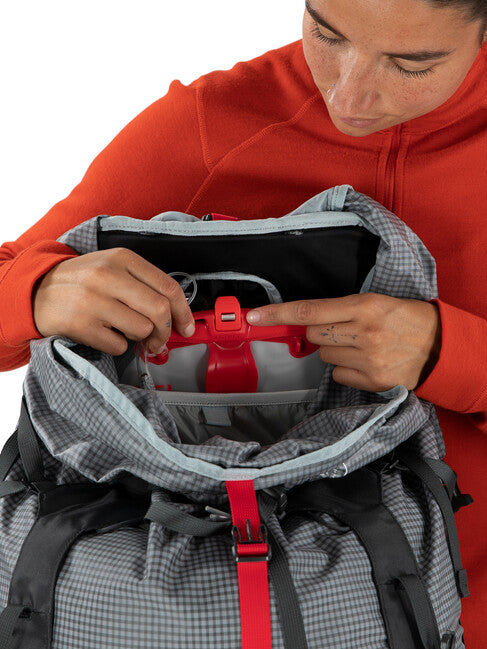 OSPREY ARIEL PRO 75 Σακίδιο Πλάτης Τουριστικό, Silver Lining