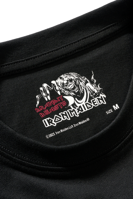 Brandit Iron Maiden Μπλουζάκι Eddy Glow, μαύρο