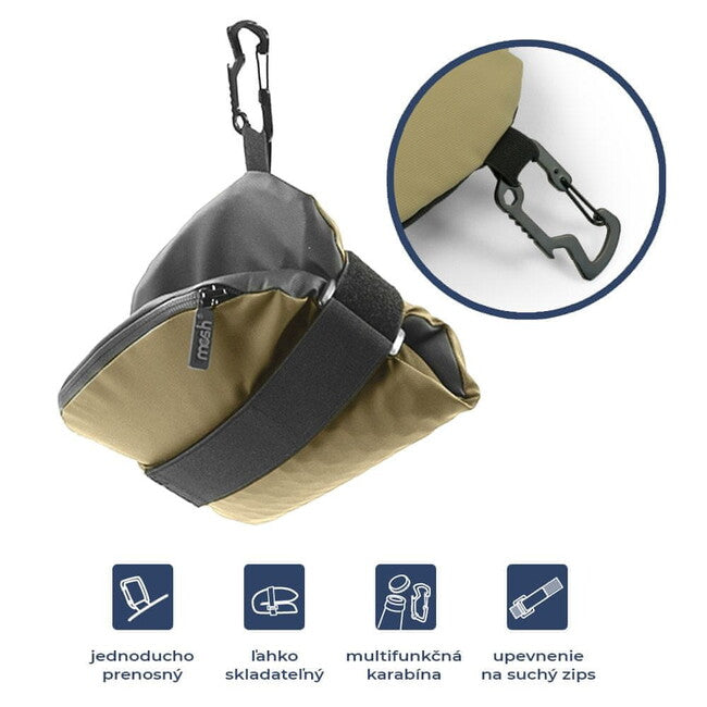 Mosh Kamper Υπόστρωμα Καθίσματος Outdoor, μπεζ/μαύρο