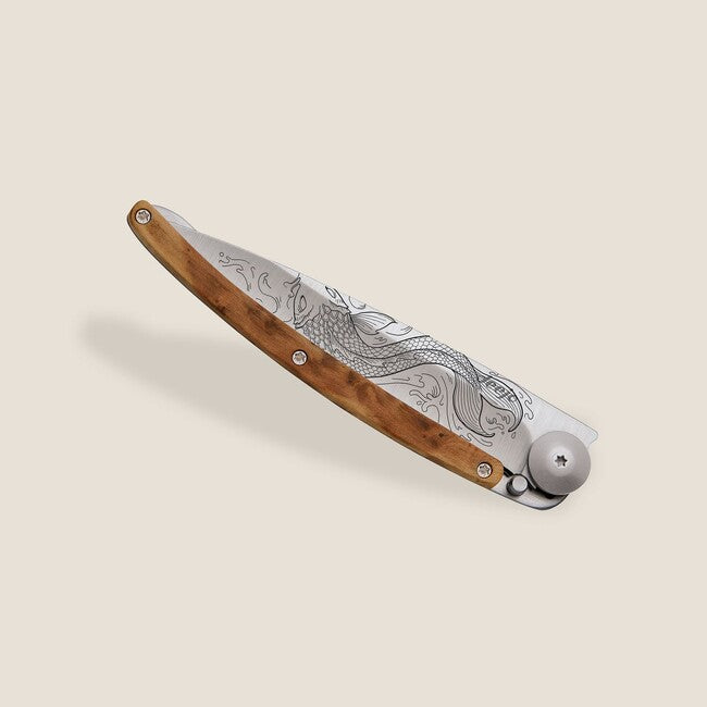 Deejo Tattoo Fish Αναδιπλούμενο Μαχαίρι juniper