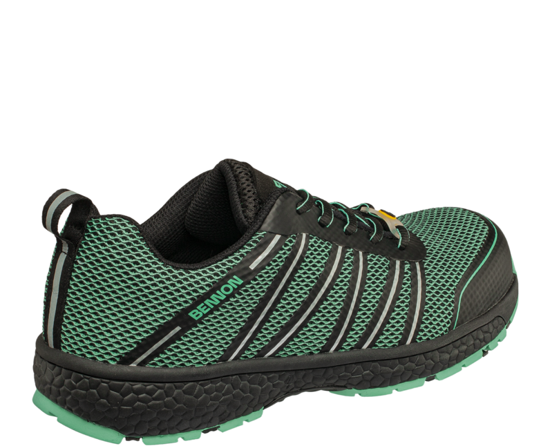 BENNON Vectra S1 ESD NM low work shoes, turquoise/black
