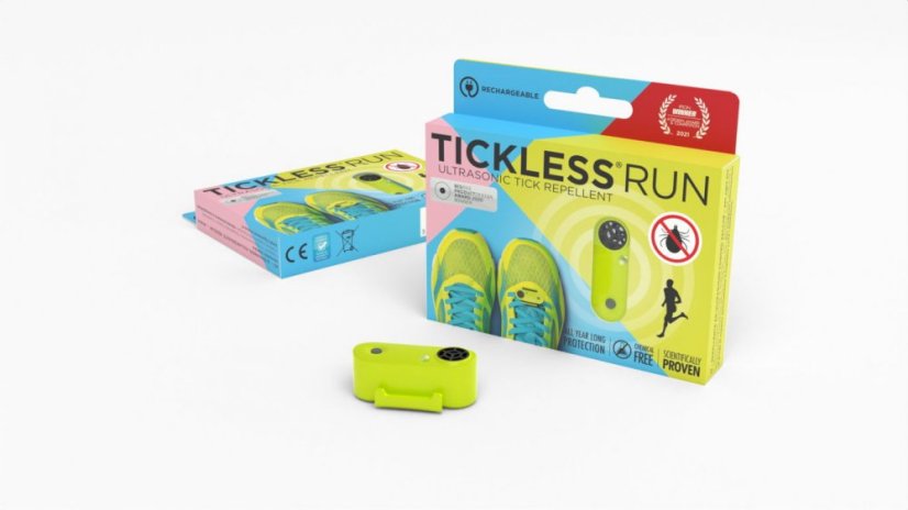 Tickless Run Υπερηχητικό Απωθητικό Τσιμπουριών, neon yellow