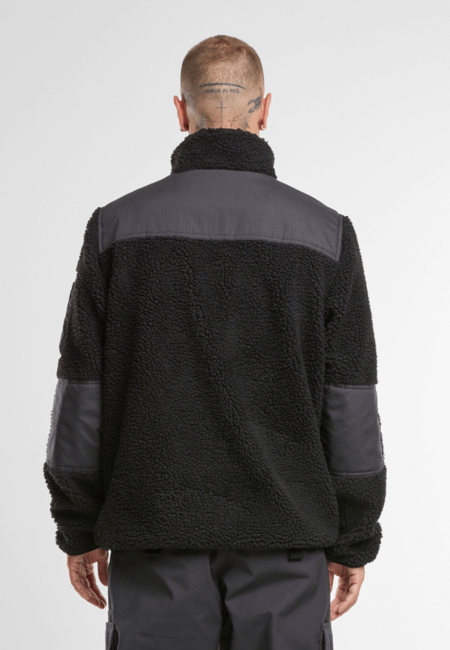 Brandit Ramble Μπουφάν Fleece Ανδρικό Teddyfleece, Μαύρο