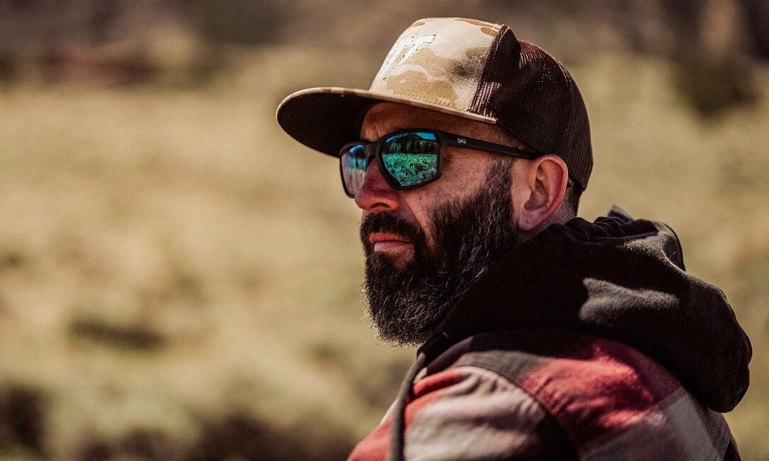 Wiley X Sierra Ηλιακά Γυαλιά Captivate Polarized Blue mirror, ματ μαύρο