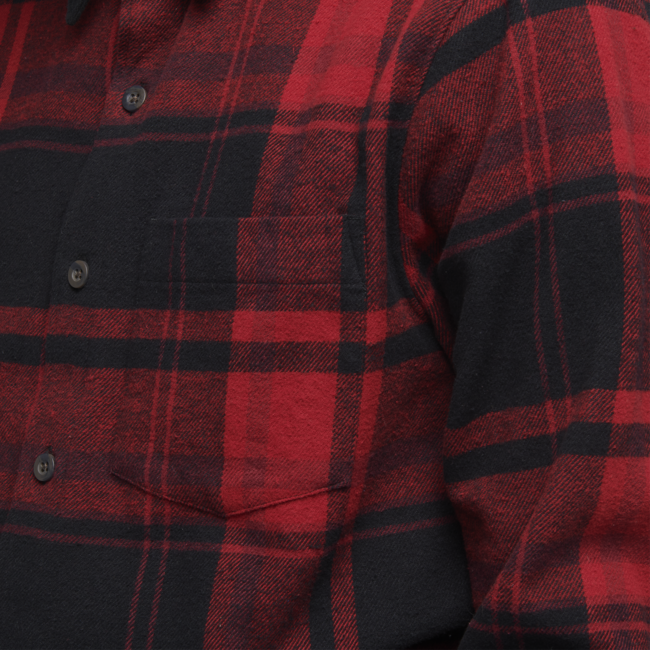 Black Diamond Project Flannel Φανελένιο Πουκάμισο ανδρικό, red rock-black plaid