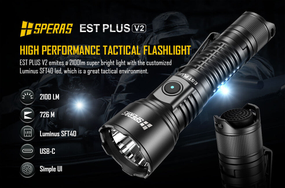 Speras EST Plus Kit Σακίδιο Μπαταρίας 2100LM 726M