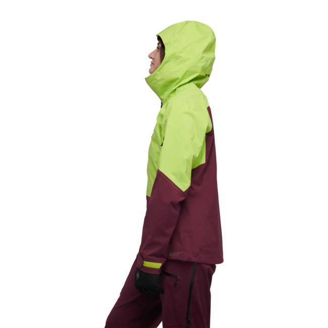 Black Diamond Recon Lt Stretch Shell Μπουφάν Σκι Γυναικείο, aloe-blackberry