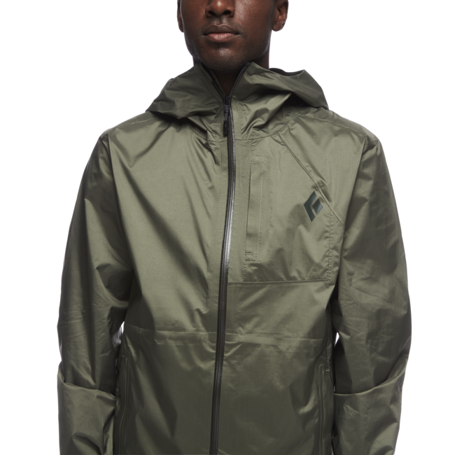Black Diamond Treeline Rain Shell αδιάβροχο μπουφάν ανδρικό, tundra