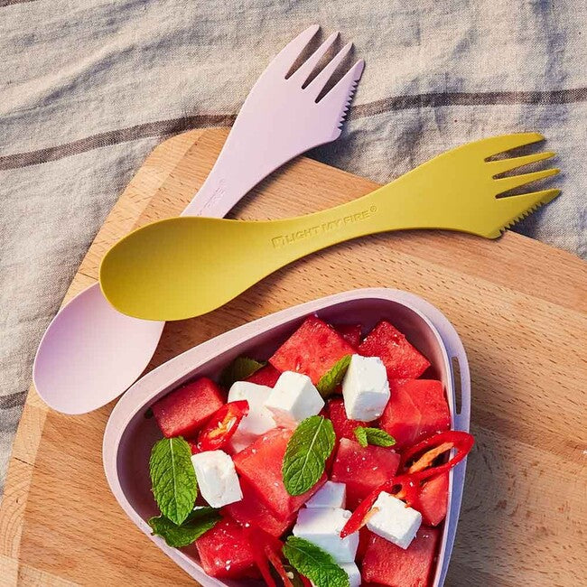 LIGHT MY FIRE Spork Πολυλειτουργικό Κουτάλι Medium, Κρεμ