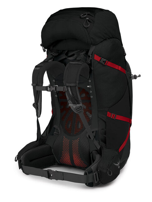 OSPREY AETHER PLUS 100 σακίδιο πλάτης τουριστικό, μαύρο