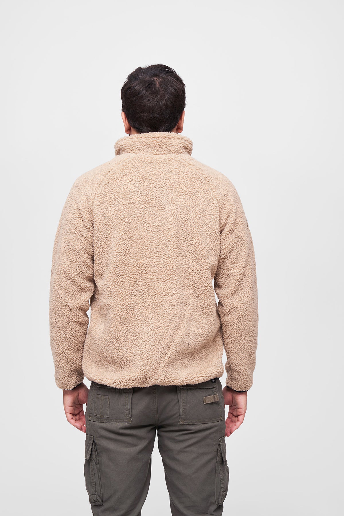 Brandit Teddyfleece flisová bunda, Khaki