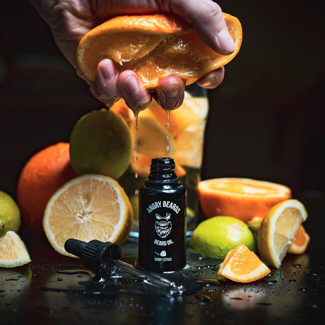 ANGRY BEARDS Jack Saloon έλαιο για γένια και μουστάκι, 30 ml