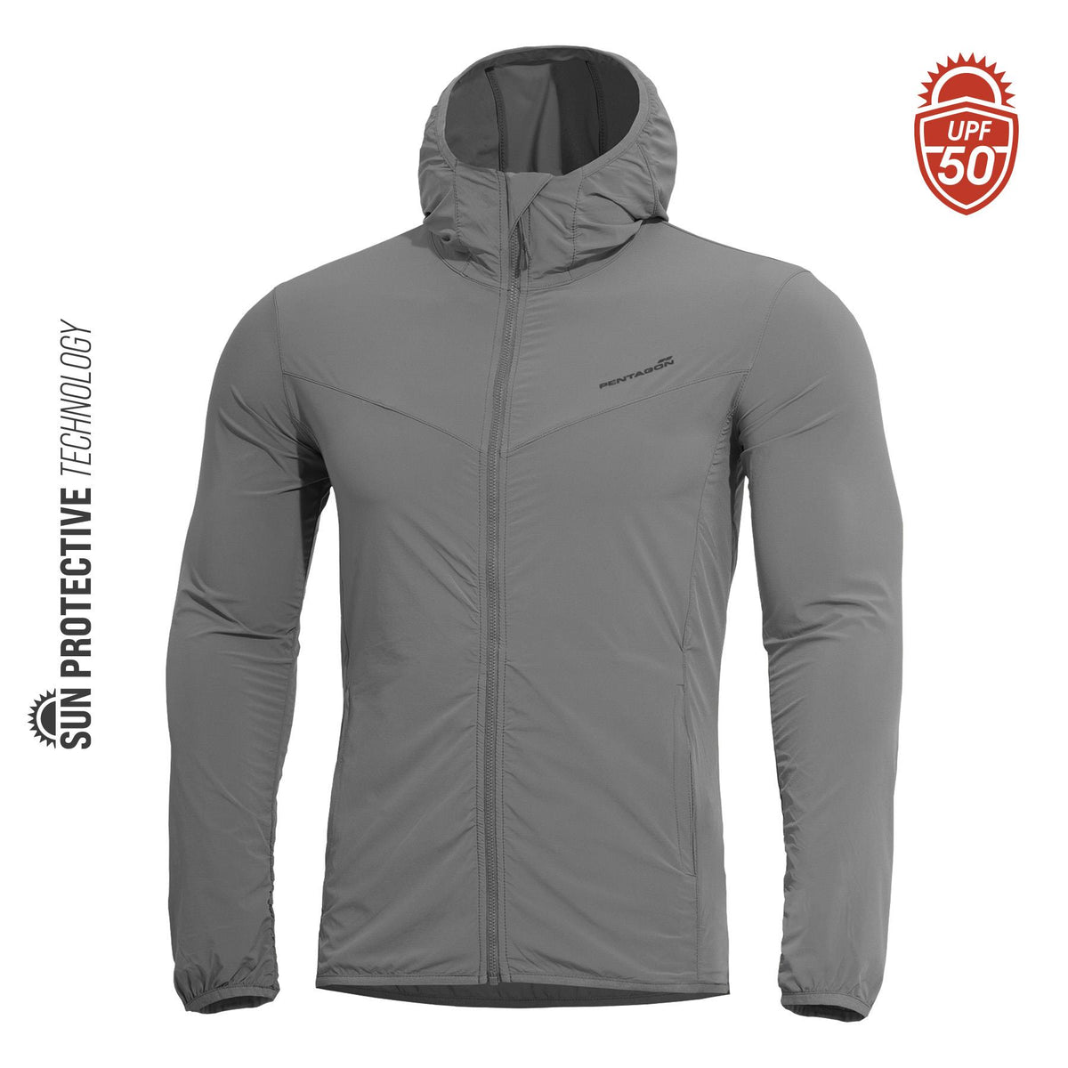 Pentagon Helios Sun SPF +50 jakna, Cinder Grey