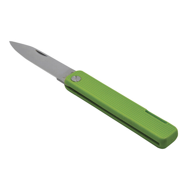 Baladeo ECO355 Papagayo Μαχαίρι Τσέπης, Λάμα 7,5 cm, Χάλυβας 420, Λαβή TPE Ανοιχτό Πράσινο