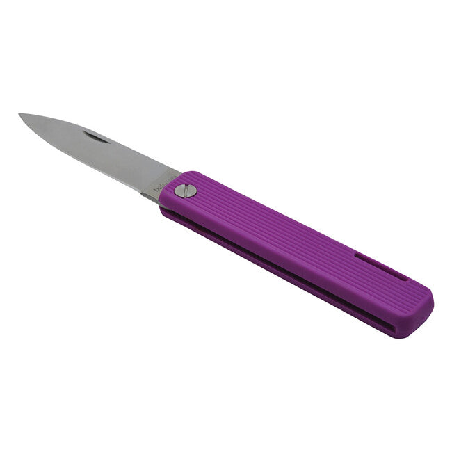 Baladeo ECO353 Papagayo Μαχαίρι Τσέπης 7 Λάμα, 5 cm, Χάλυβας 420, Λαβή TPE, Μωβ