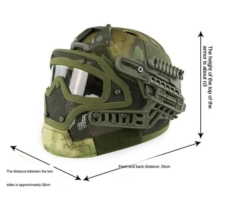 DRAGOWA Tactical Hammer τακτική κράνος, Digital Desert (χωρίς πιστοποίηση)