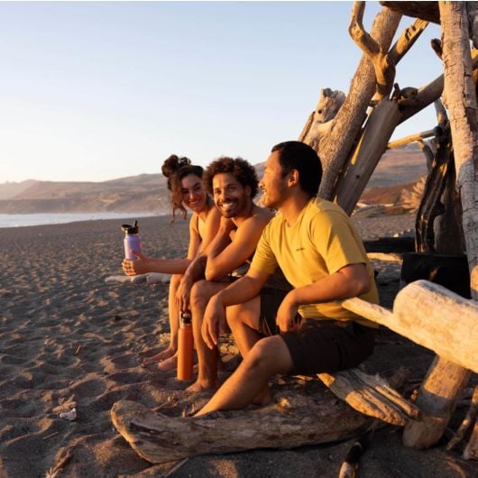 Hydro Flask Wide Flex Straw Cap Θερμική φιάλη με καλαμάκι 32 OZ 946 ml Ευρεία, μαύρο