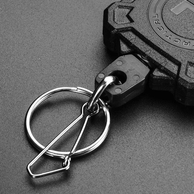 Leguon Keyhex Καραμπίνα με Χαλύβδινο Σχοινί στο Κλειδί, Μαύρο
