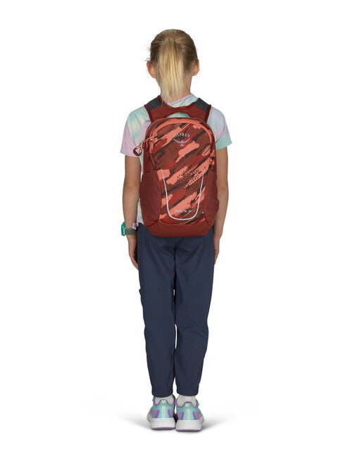 OSPREY DAYLITE JR σακίδιο πλάτης παιδικό, brush strokes print/red canyon
