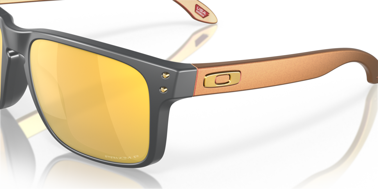 Oakley HOLBROOK Γυαλιά Ηλίου με Σκελετό Matte Carbon και Φακούς Prizm 24K Polarized, 57