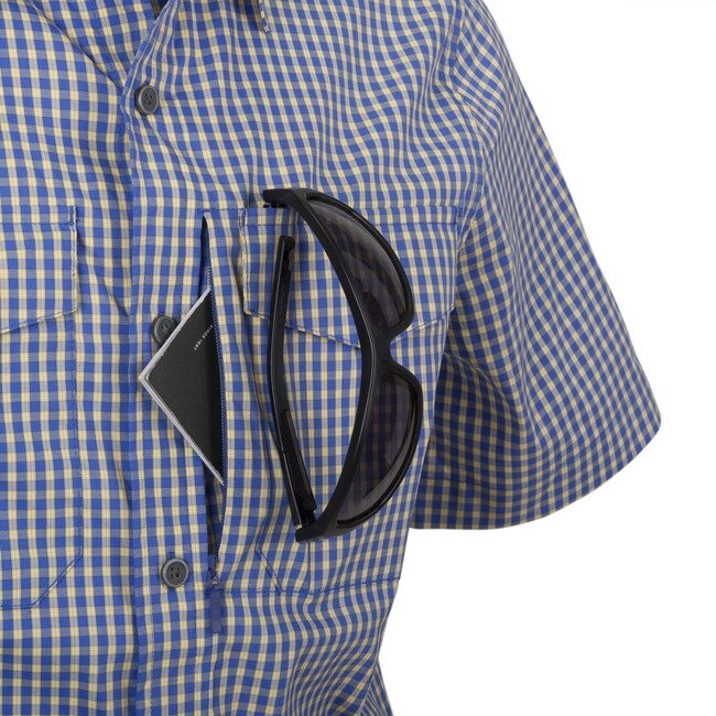 Helikon-Tex Covert Concealed Carry Πουκάμισο Τακτικό με Κοντό Μανίκι, Dirt Red Checkered