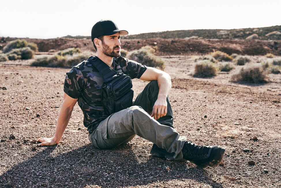 Brandit US Cooper Τσάντα Ώμου, Multicam