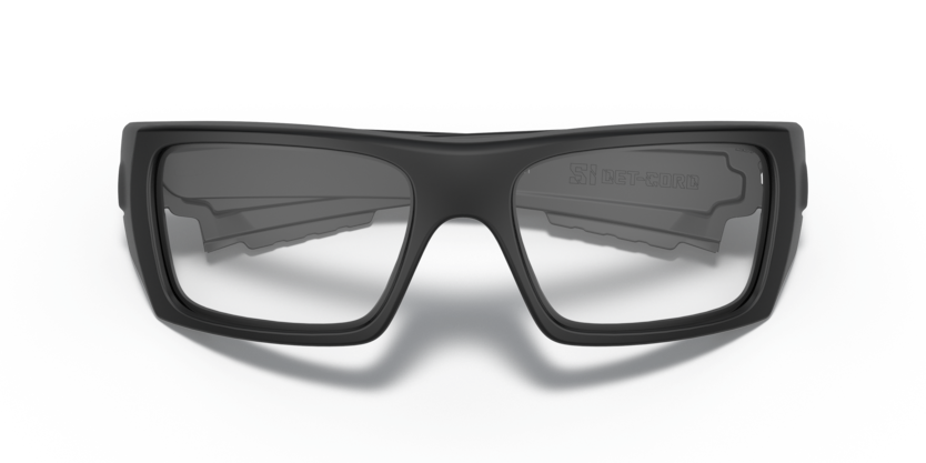 Oakley Det Cord Μπαλιστικά Γυαλιά με Διάφανο Φακό, Ματ Μαύρο