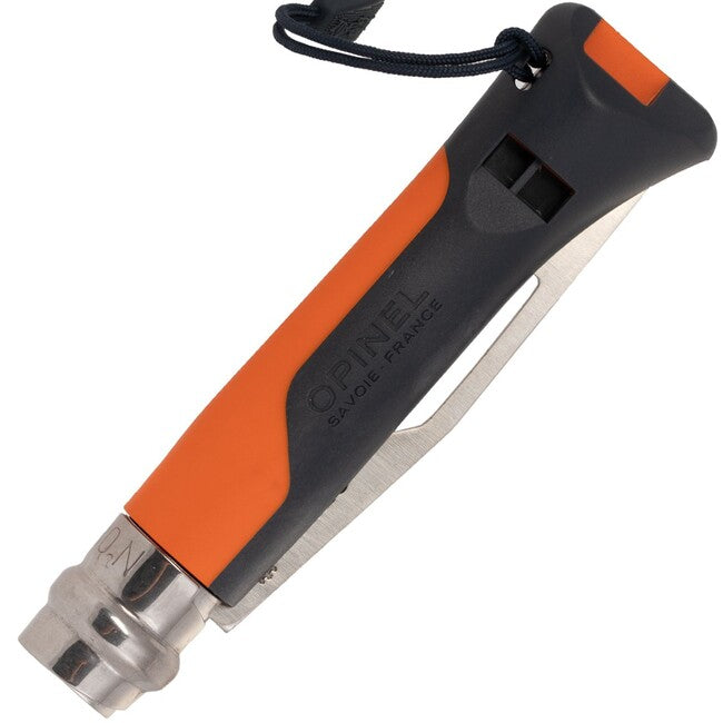 Opinel VRI N°08 Φακελωτό Μαχαίρι Outdoor Inox, Πορτοκαλί
