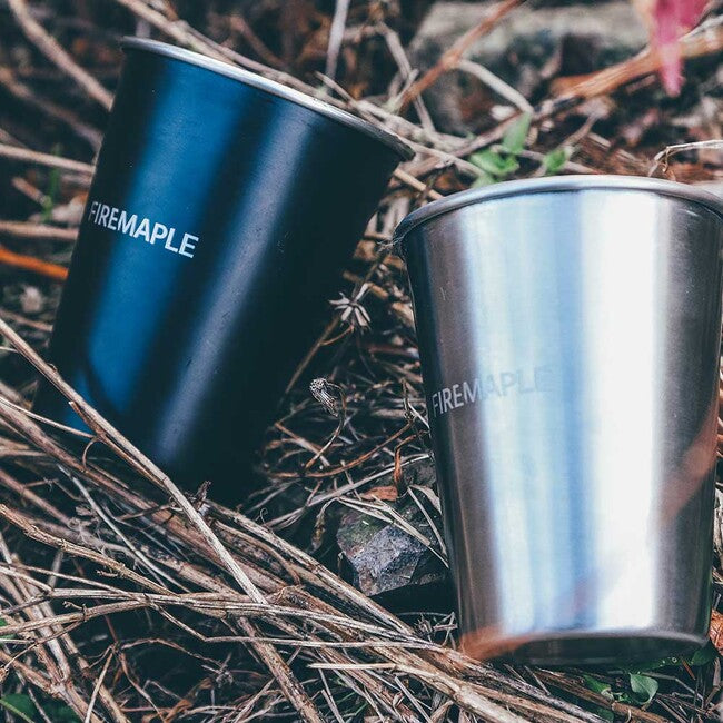 Fire Maple Antarctic Ποτήρια από Ανοξείδωτο Χάλυβα 350 ml, Ασημί, 2 τεμάχια
