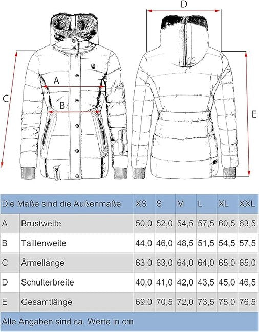 Marikoo Women's Winter Jacket with Hood Nekoo