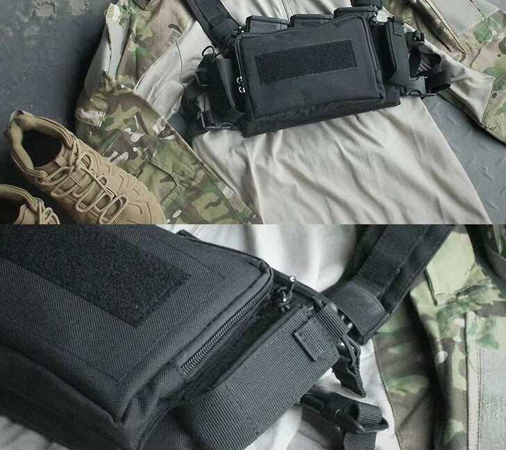 DRAGOWA Tactical Zero Ελαφριά Αμάνικο Γιλέκο Tactical, CP μαύρο