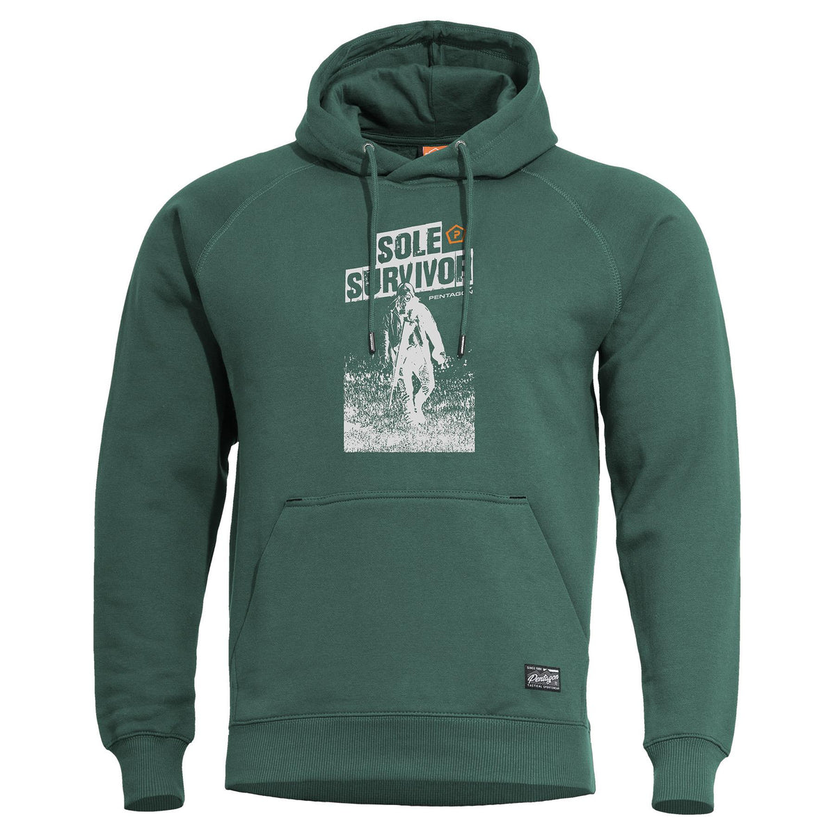 Pentagon Sole Survivor pulover s kapuco, zelena