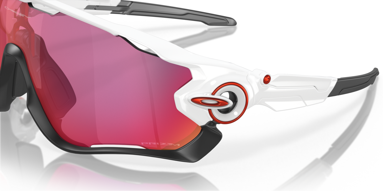 Oakley JAWBREAKER Γυαλιά Ηλίου με Σκελετό Polished White και Φακούς Prizm Road