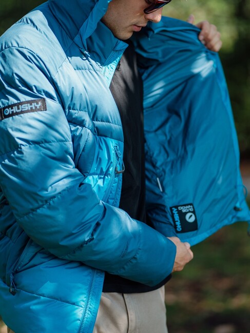 HUSKY Durra men's down jacket, blue