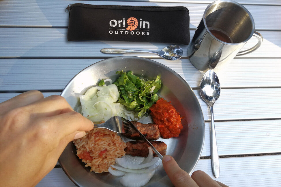 Origin Outdoors Σετ Δείπνου Μαχαιροπήρουνων Biwak