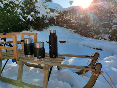 Origin Outdoors Θερμός Ανοξείδωτος Χάλυβας, Μαύρο, 0.72L