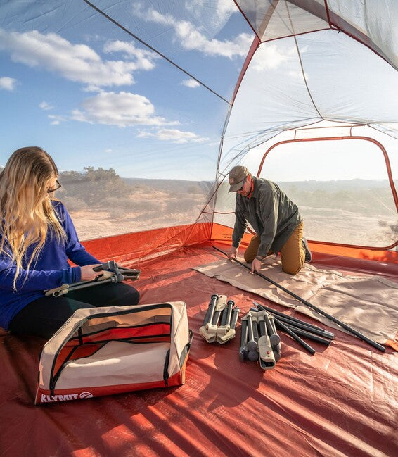 Klymit Mesa Cot XL κρεβάτι κατασκήνωσης, κόκκινο