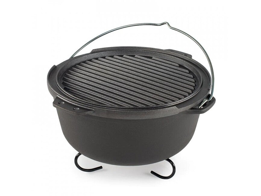 GSI Outdoors Guidecast Griddle Διπλής Όψης Μαντεμένια Σχάρα 300 mm