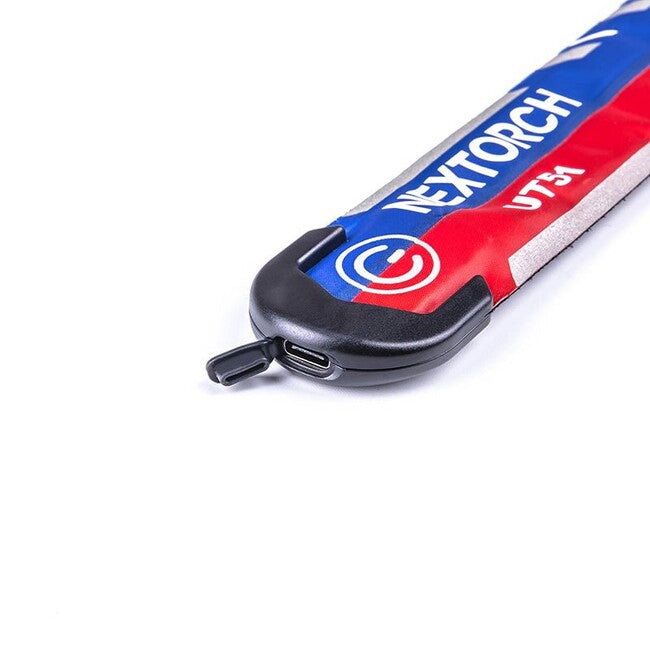NexTorch® UT51 Ανακλαστική Ζώνη Ασφαλείας με Αναλαμπή, Κόκκινο-Μπλε
