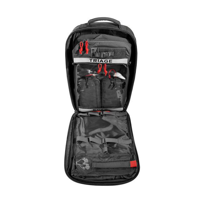 Tasmanian Tiger Medic Mascal Pack σακίδιο πλάτης πρώτων βοηθειών, μαύρο 19L