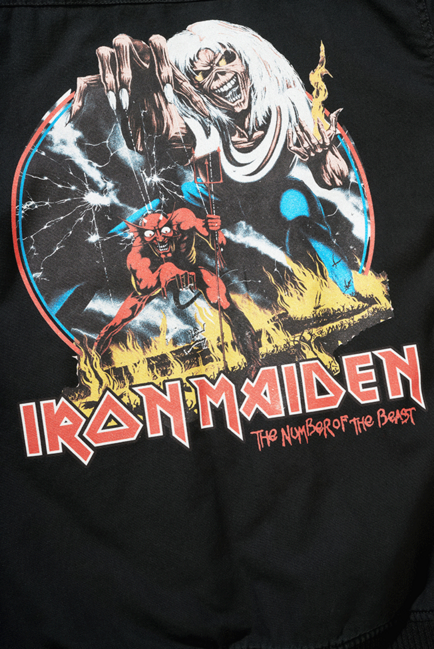 Brandit Iron Maiden Bronx μπουφάν, μαύρο