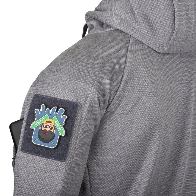 Helikon-Tex URBAN TACTICAL Φούτερ με Κουκούλα FullZip, Melange Grey