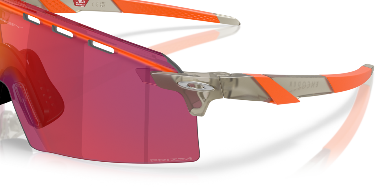 Oakley ENCODER STRIKE VENTED Γυαλιά Ηλίου με Σκελετό Matte Grey Ink και Φακούς Prizm Road, Metal, 39