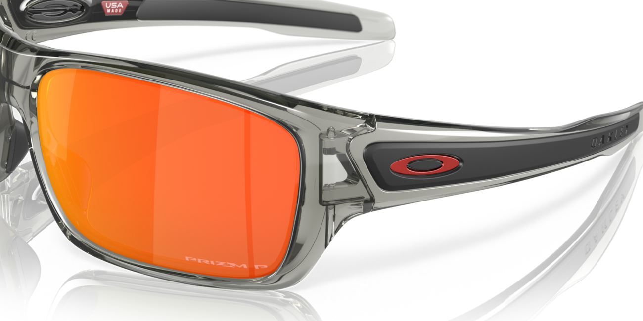 Oakley TURBINE Γυαλιά Ηλίου με σκελετό Grey Ink και φακούς Prizm Ruby Polarized, 65