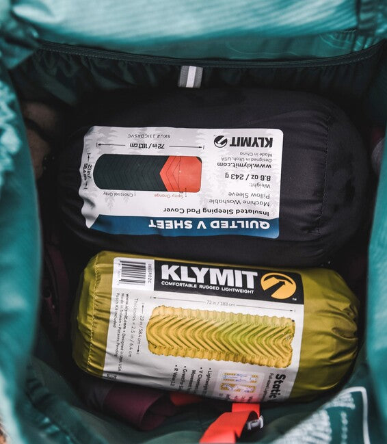 Klymit V Sheet Pad Προστατευτικό κάλυμμα για στρώματος, πορτοκαλί-γκρι