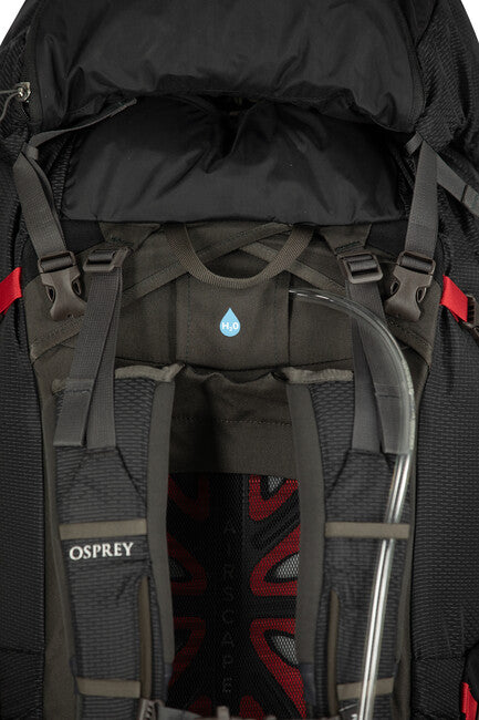 OSPREY AETHER PLUS 100 σακίδιο πλάτης τουριστικό, μαύρο